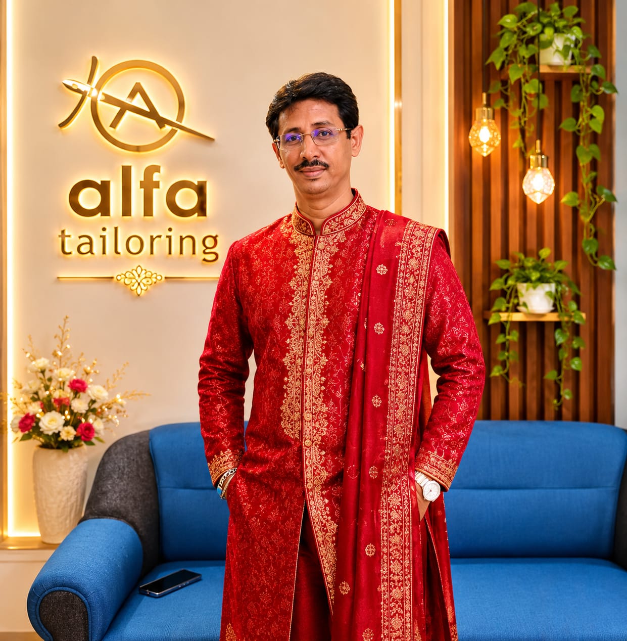 alfa Tailoring Sherwani